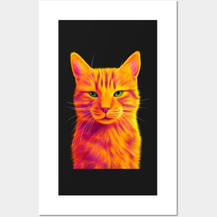 Orange Tabby Cat Posters and Art